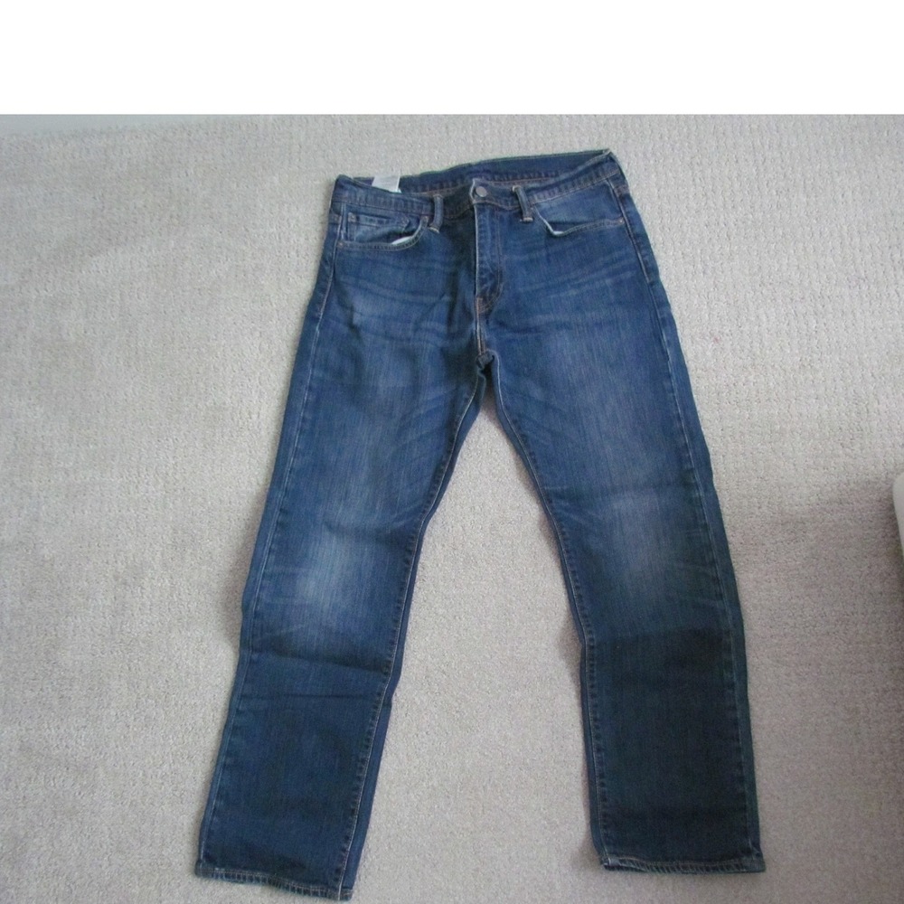 Levi's 511 Slim Fit Jeans 34x27 Blue Medium Wash Stretch Denim